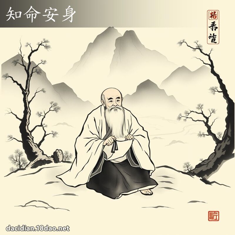 知命安身 配图