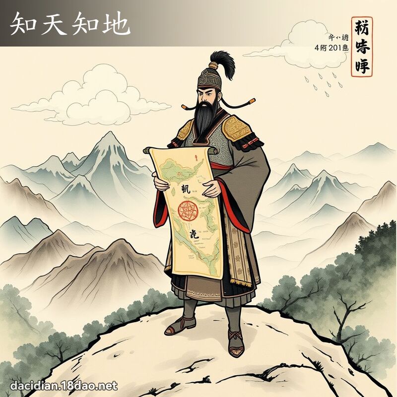 知天知地 - 中華成語配圖