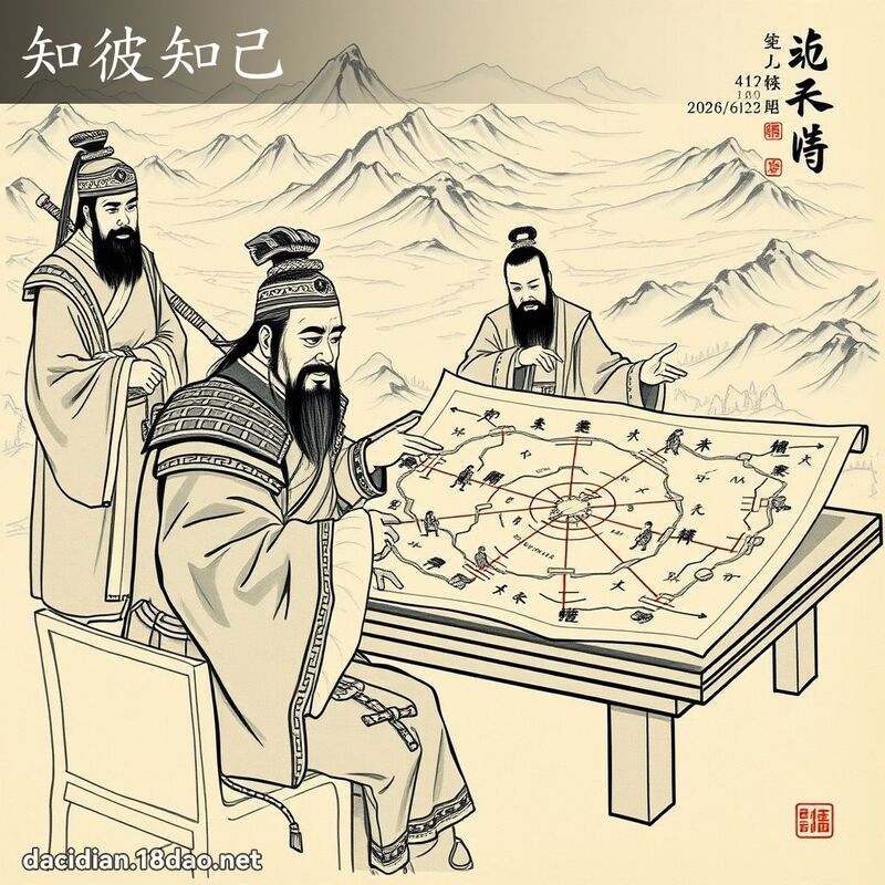 知彼知己 - 中华成语配图