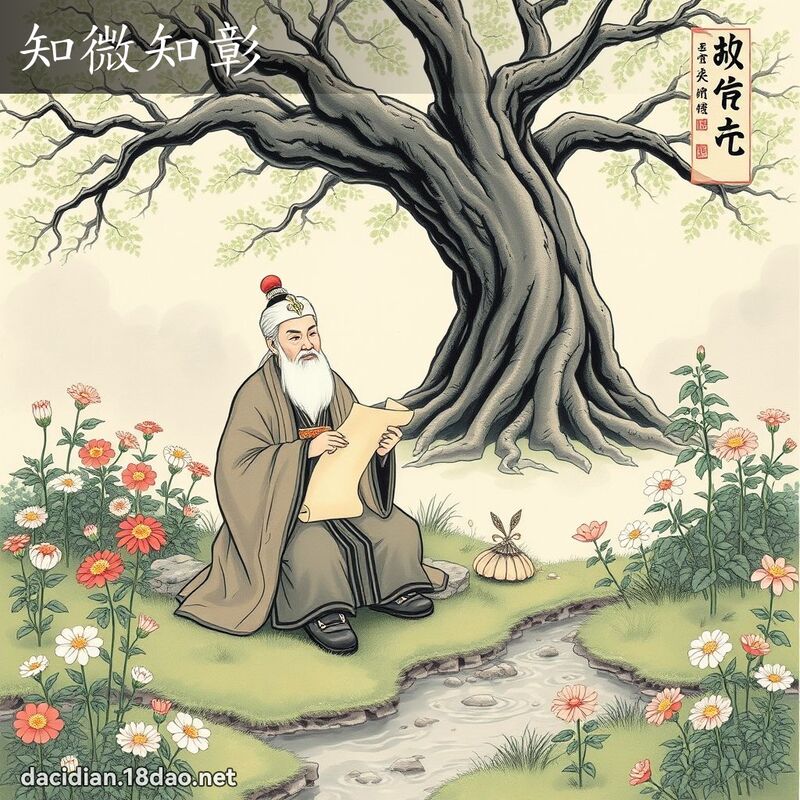 知微知彰 - 中華成語配圖
