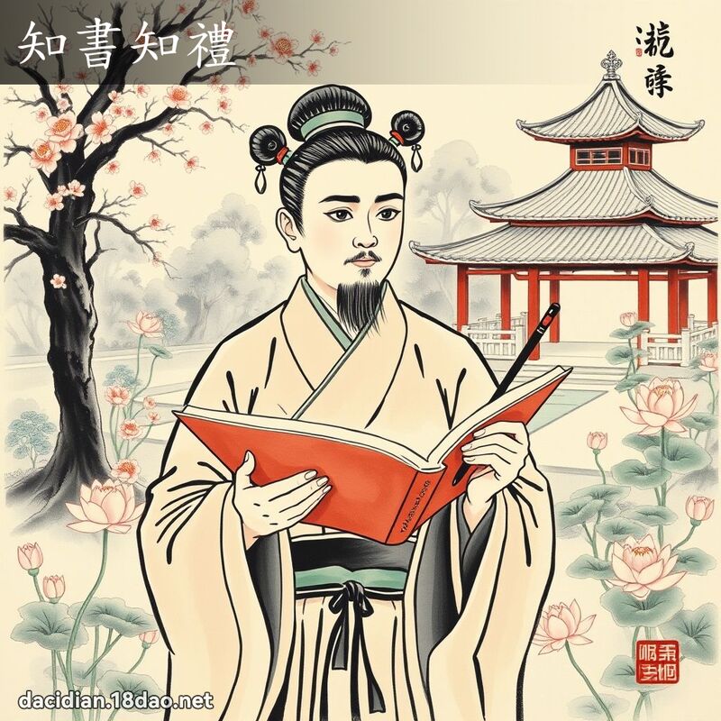 知书知礼 - 中华成语配图