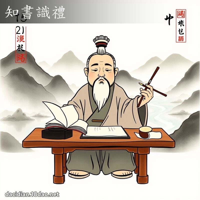 知書識禮 - 中華成語配圖