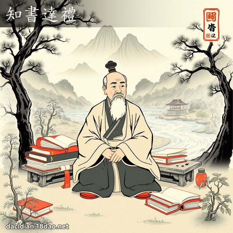 知书达礼 - 中华成语配图