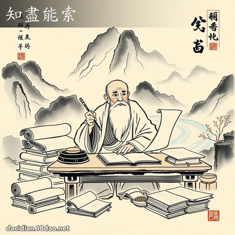 知尽能索 - 中华成语配图