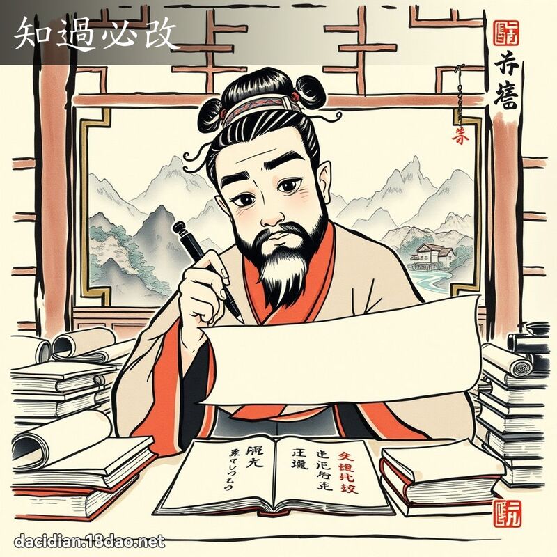 知过必改 配图
