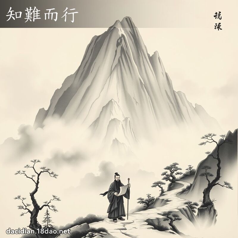 知难而行 配图