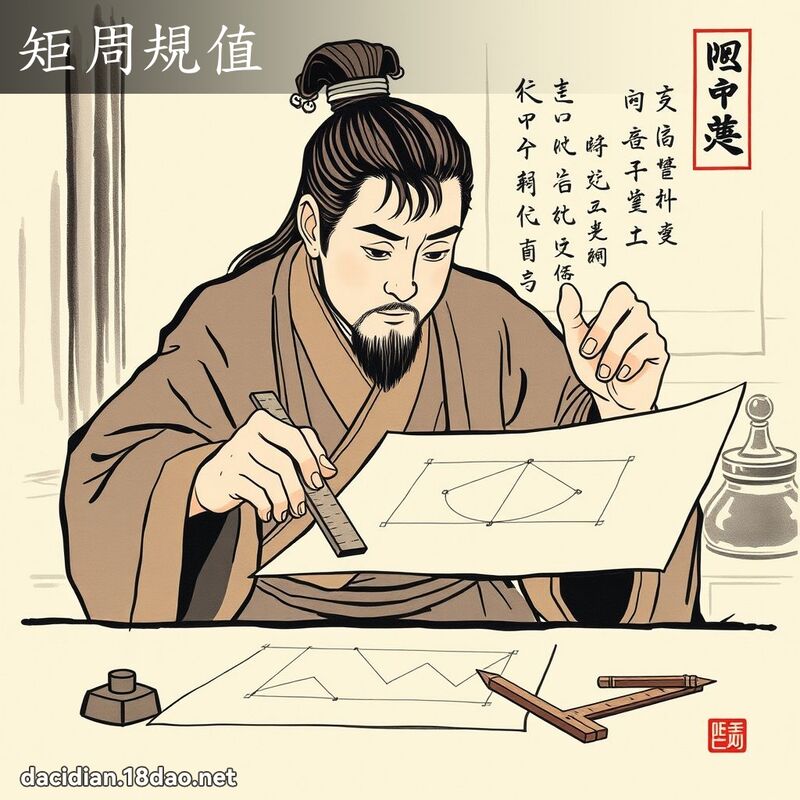矩周规值 配图