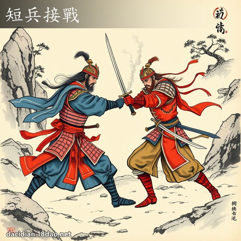 短兵接战 配图