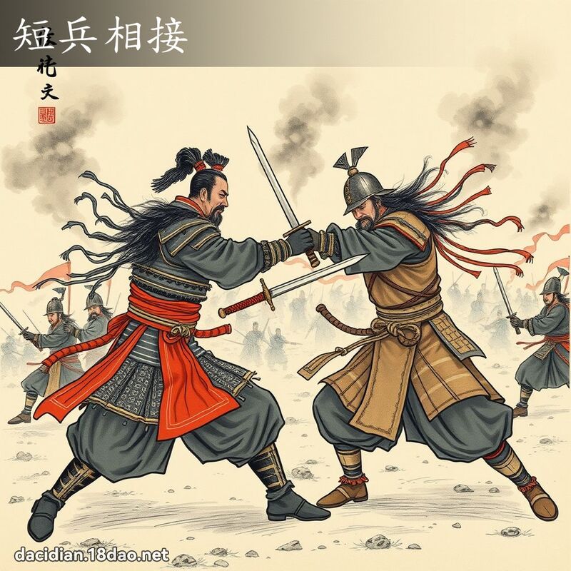 短兵相接 配图