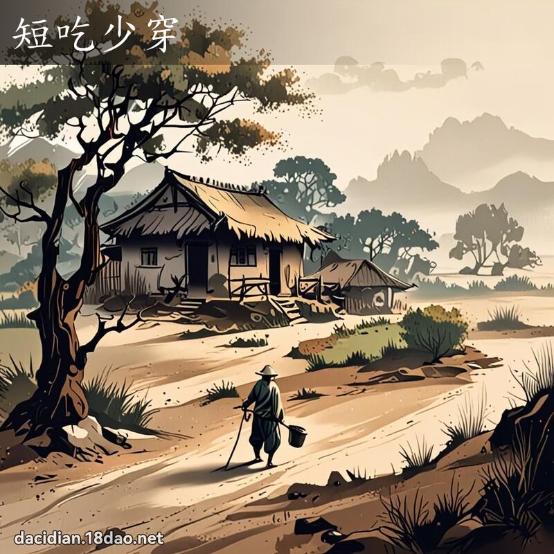 短吃少穿 配图