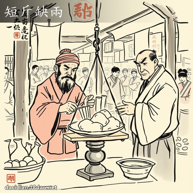 短斤缺两 配图