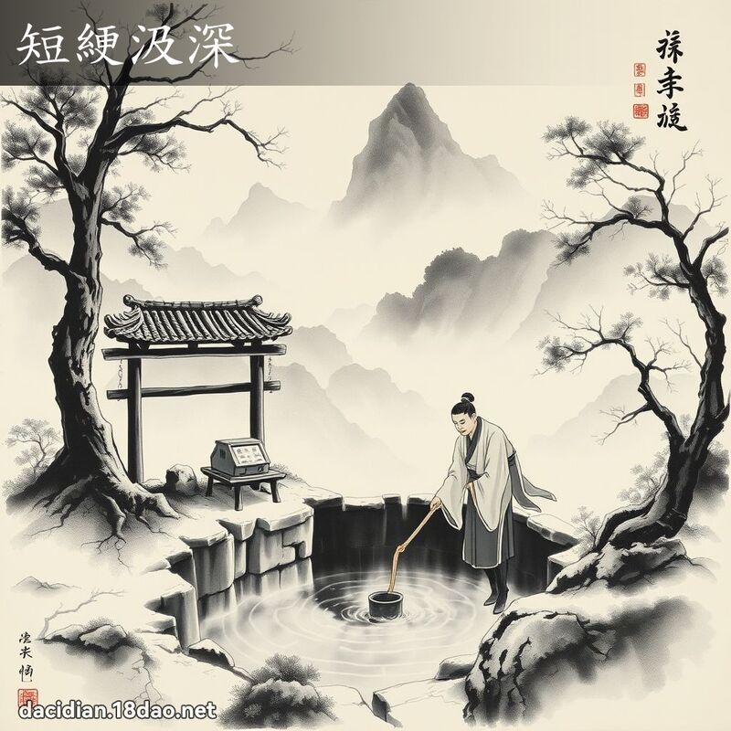 短綆汲深 配图