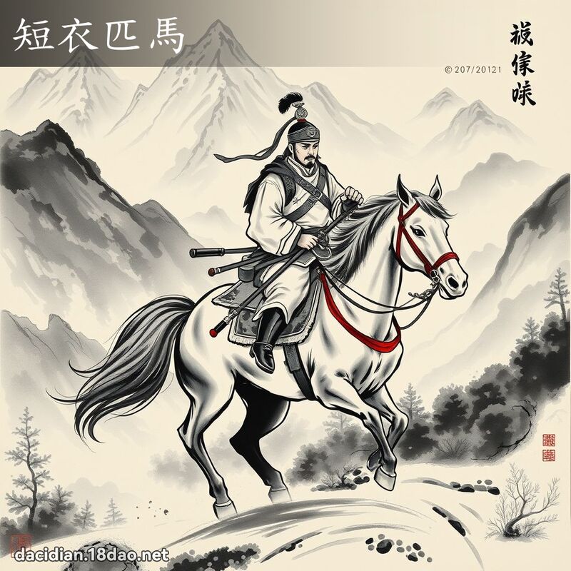 短衣匹马 配图