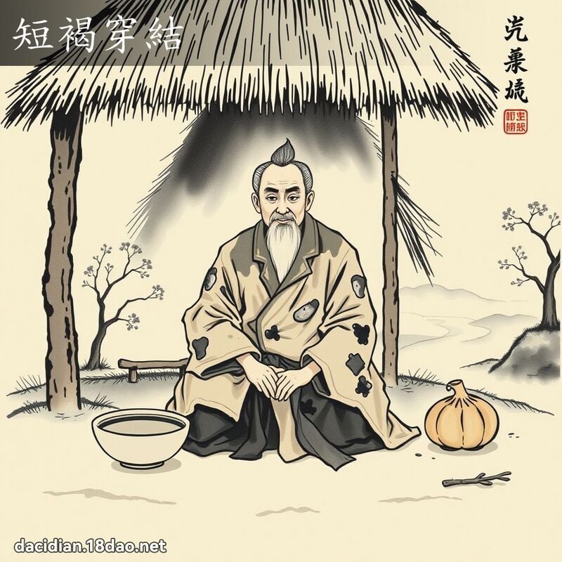 短褐穿结 配图