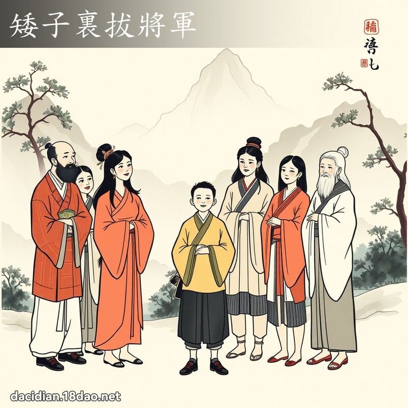 矮子裏拔將军 配图