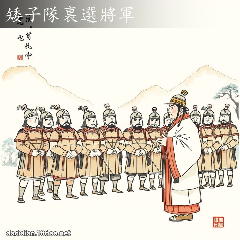 矮子队裏选將军 配图
