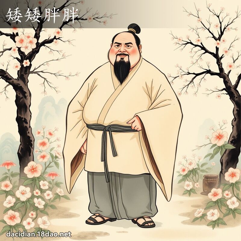 矮矮胖胖 配图