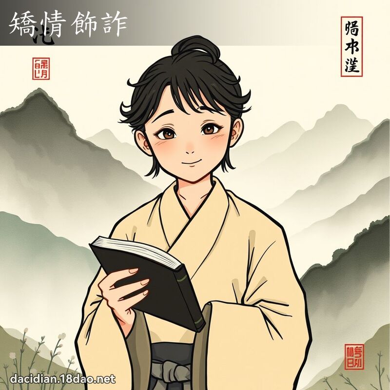 矫情饰诈 配图