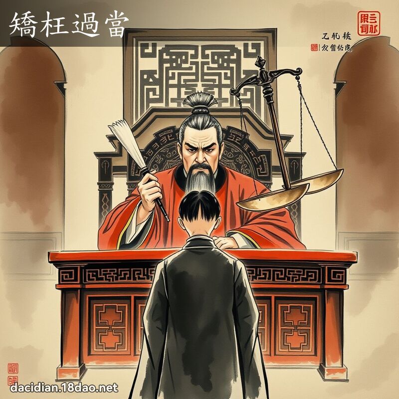 矫枉过当 配图