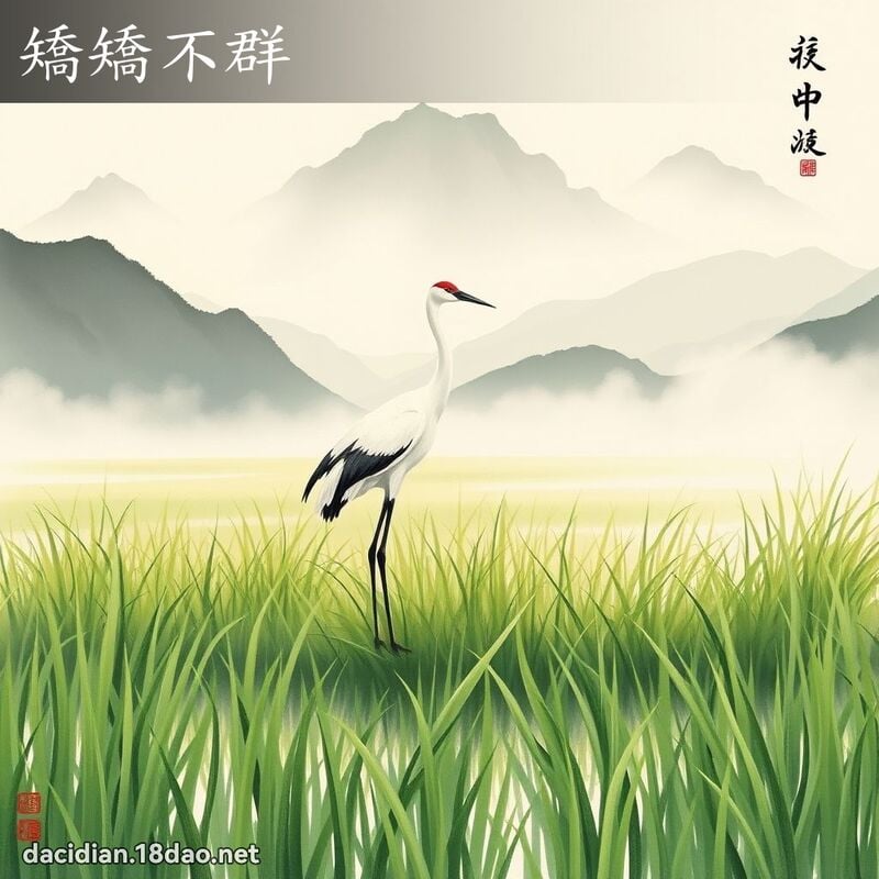 矫矫不群 配图