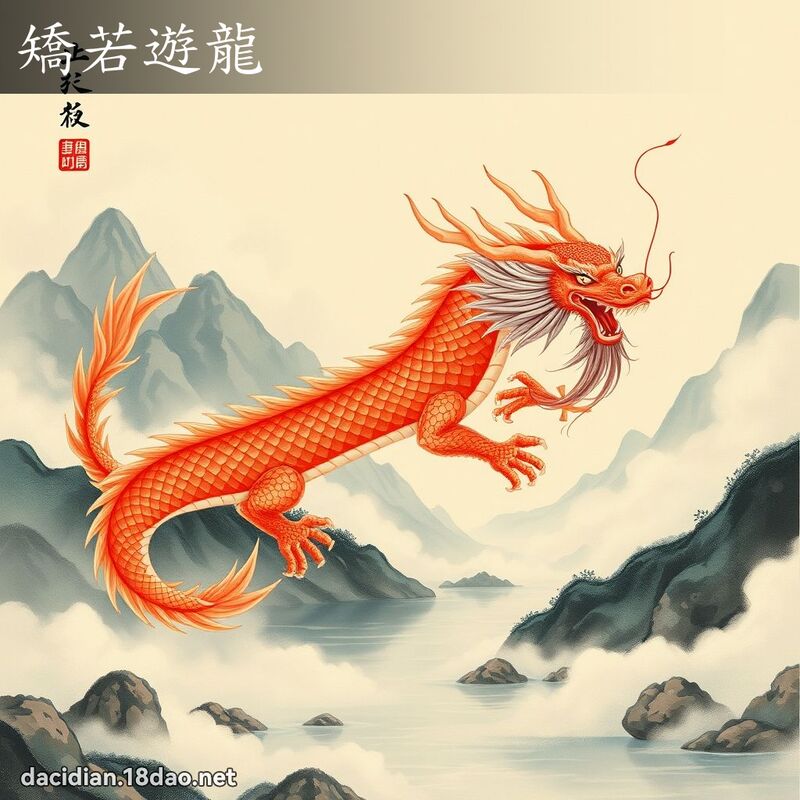 矫若游龙 配图