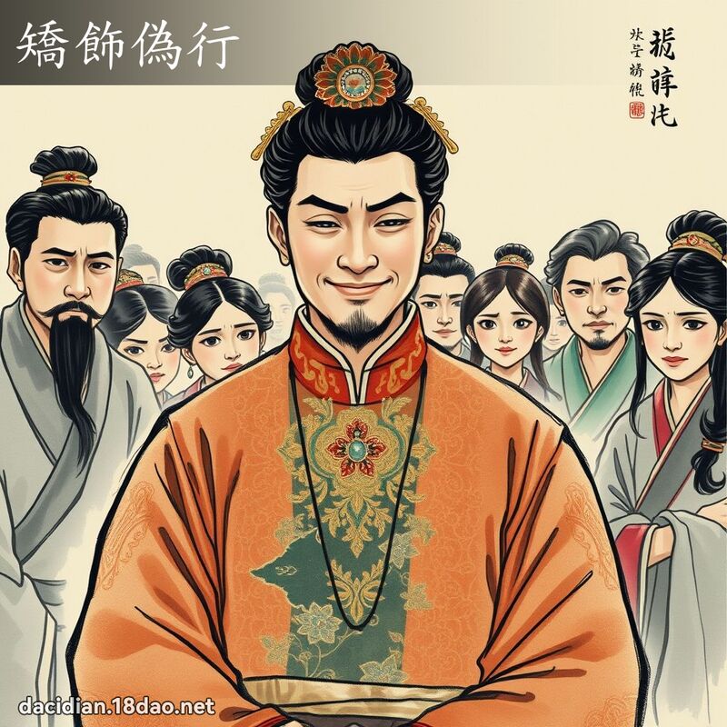 矫饰偽行 配图
