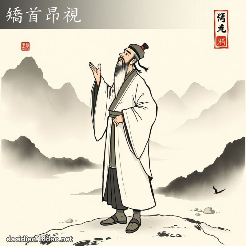 矫首昂视 配图