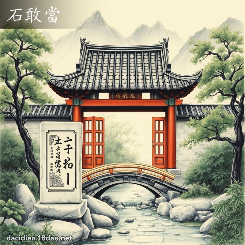 石敢当 配图