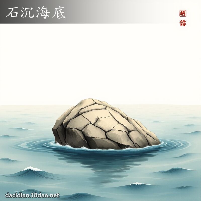 石沉海底 配图
