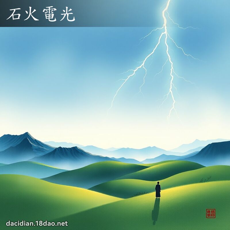 石火电光 配图