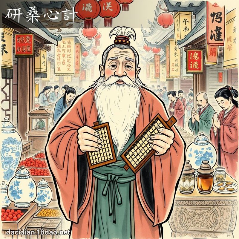 研桑心计 配图