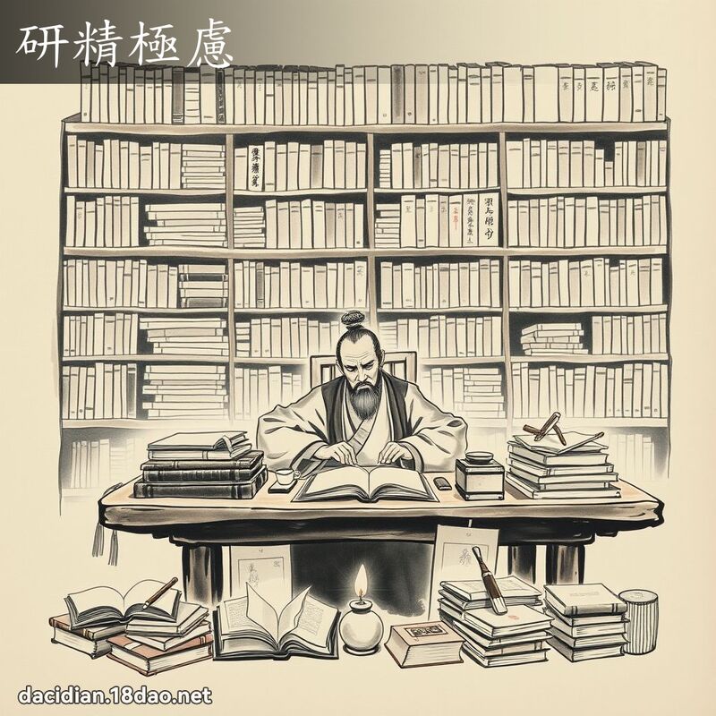 研精极虑 配图