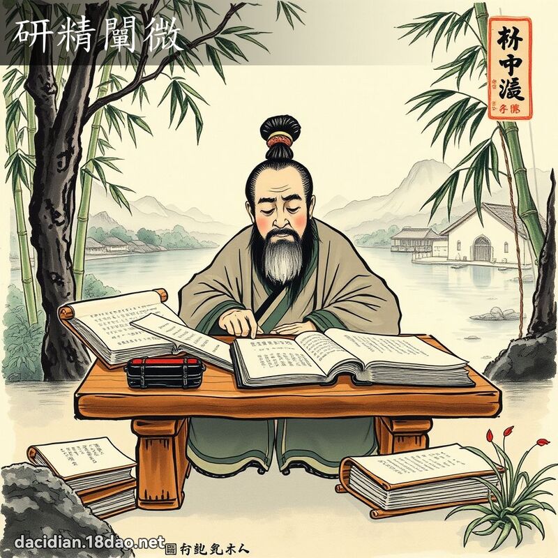 研精闡微 配图