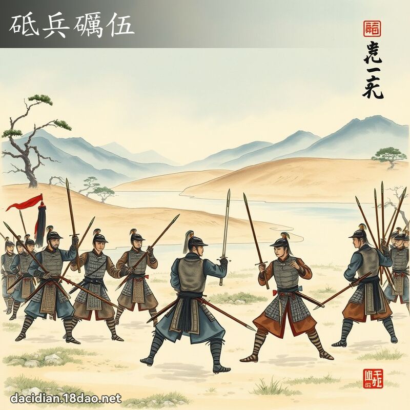 砥兵礪伍 配图