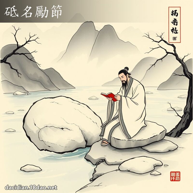 砥名勵節 配图