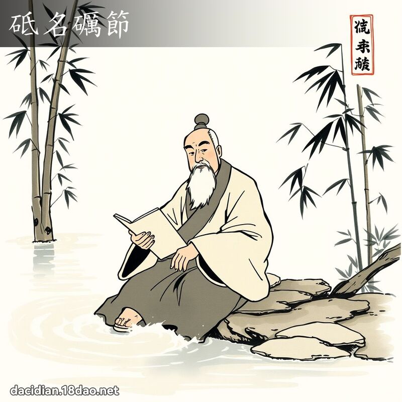 砥名礪節 配图