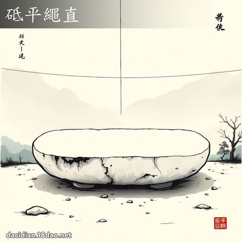 砥平繩直 配图
