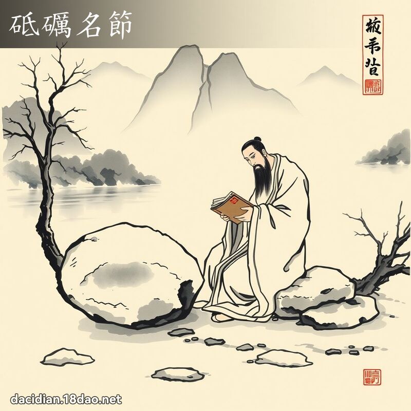 砥礪名節 配图