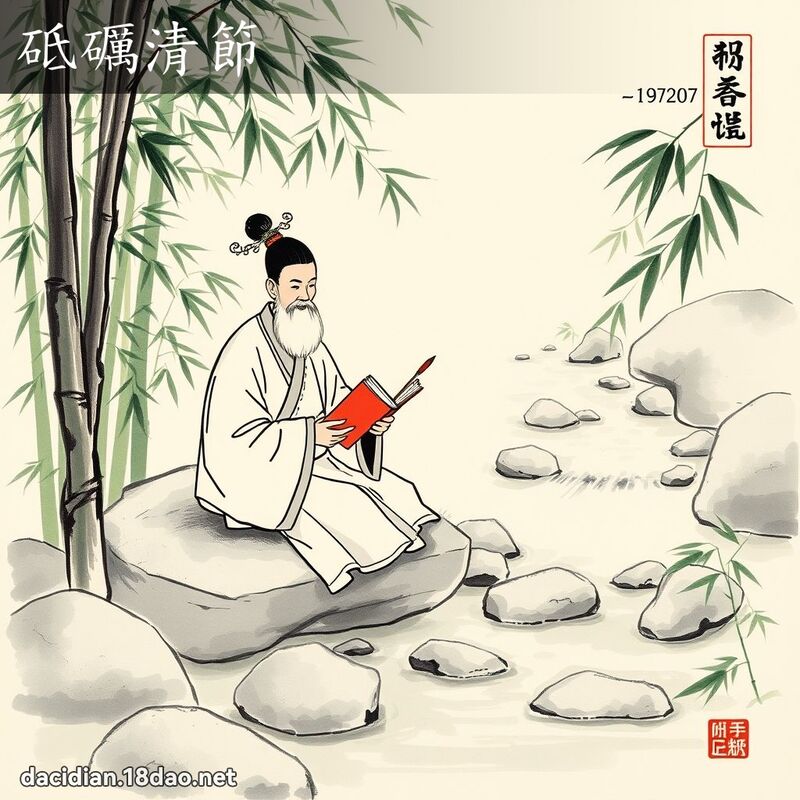 砥礪清節 配图