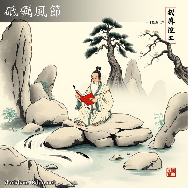 砥礪風節 配图