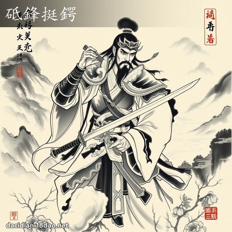 砥鋒挺鍔 配图