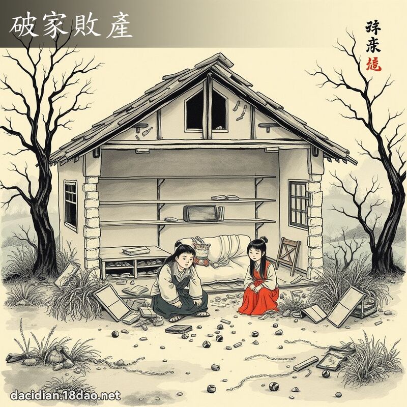 破家敗產 配图