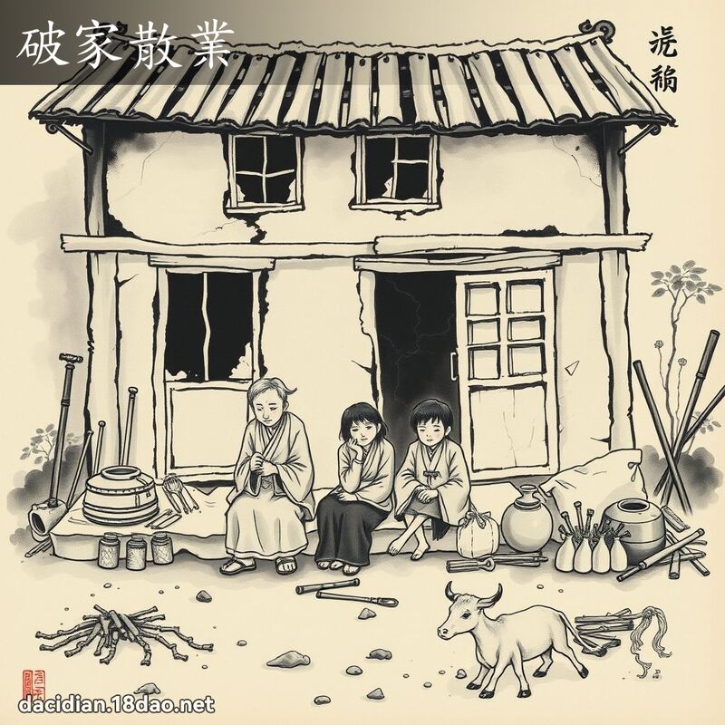 破家散業 配图