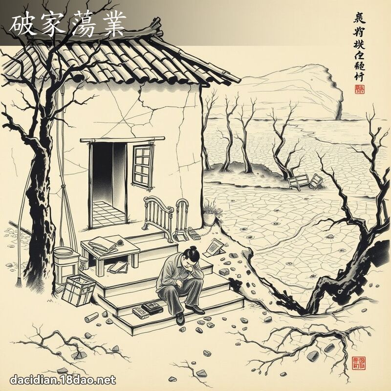 破家蕩業 配图