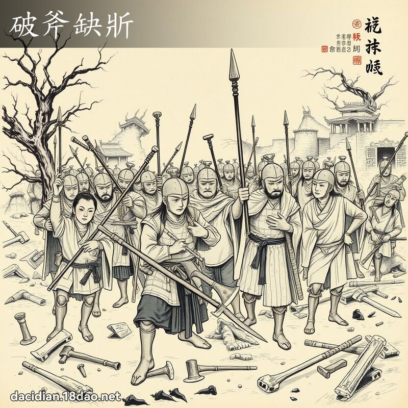 破斧缺斨 配图