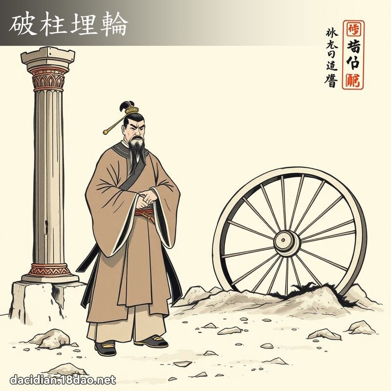 破柱埋輪 配图