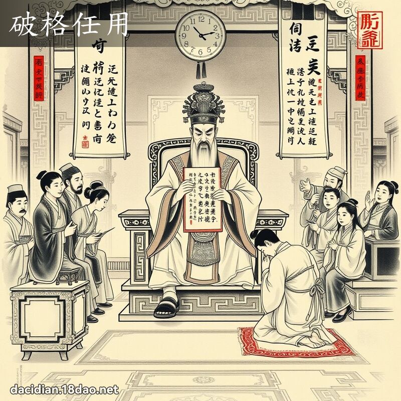 破格任用 配图