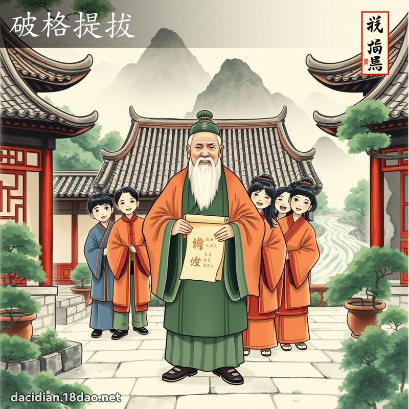 破格提拔 配图