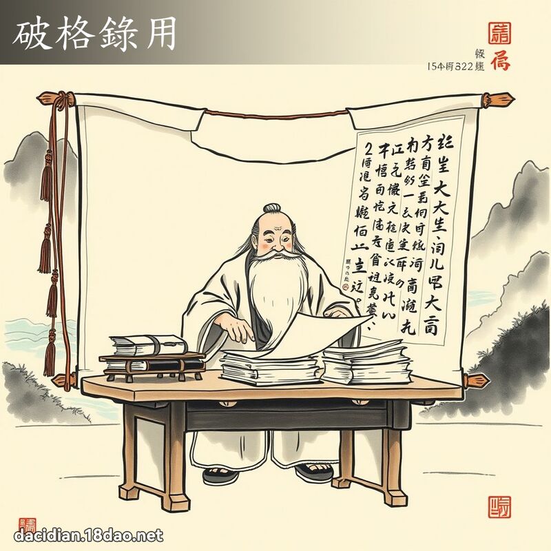 破格錄用 配图