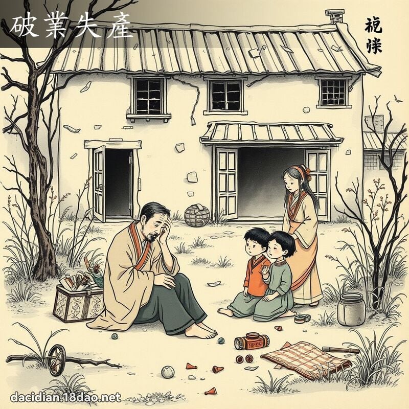 破業失產 配图